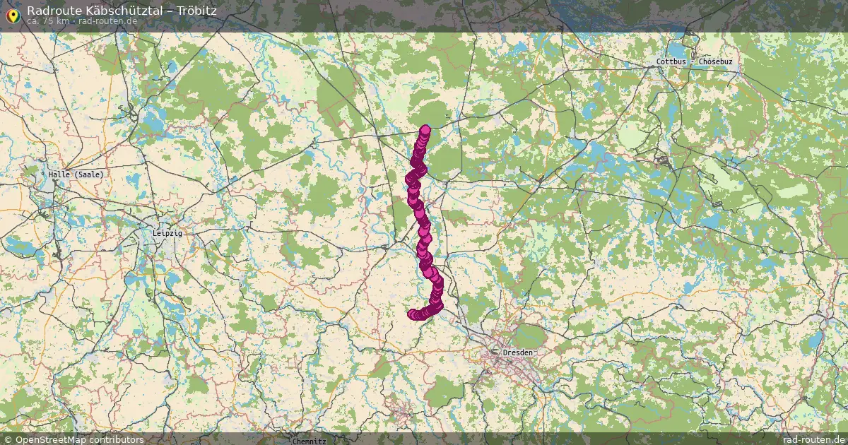 Radtour Käbschütztal – Tröbitz
