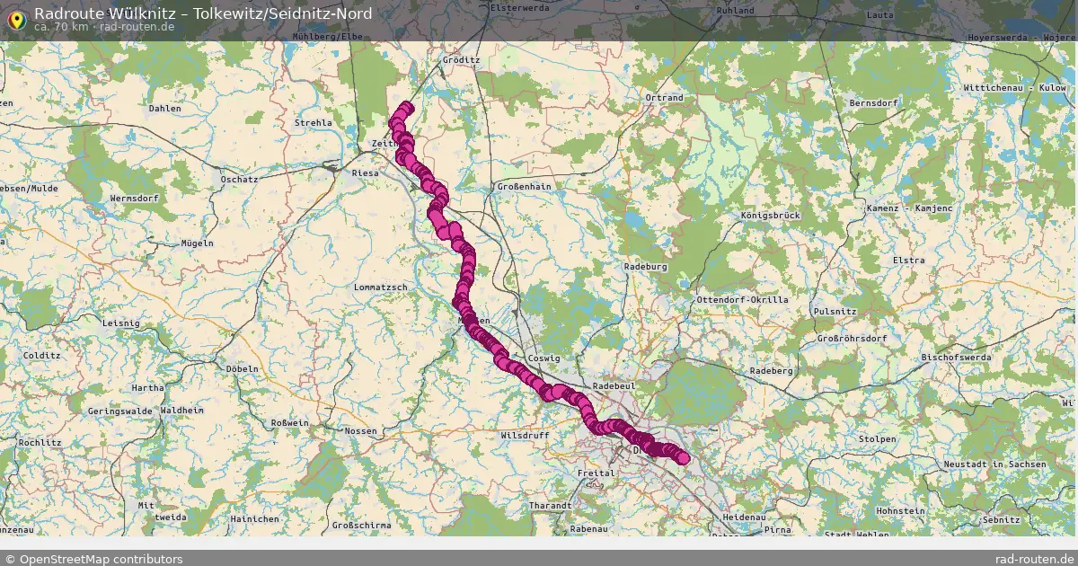 Radtour Wülknitz – Tolkewitz Seidnitz-Nord