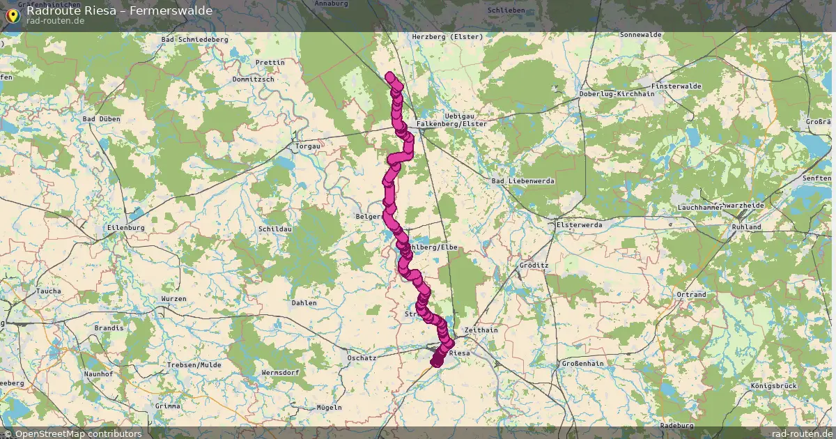 Radtour Riesa – Fermerswalde