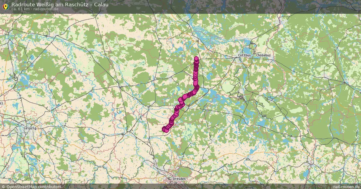 Radtour Weißig Am Raschütz – Calau
