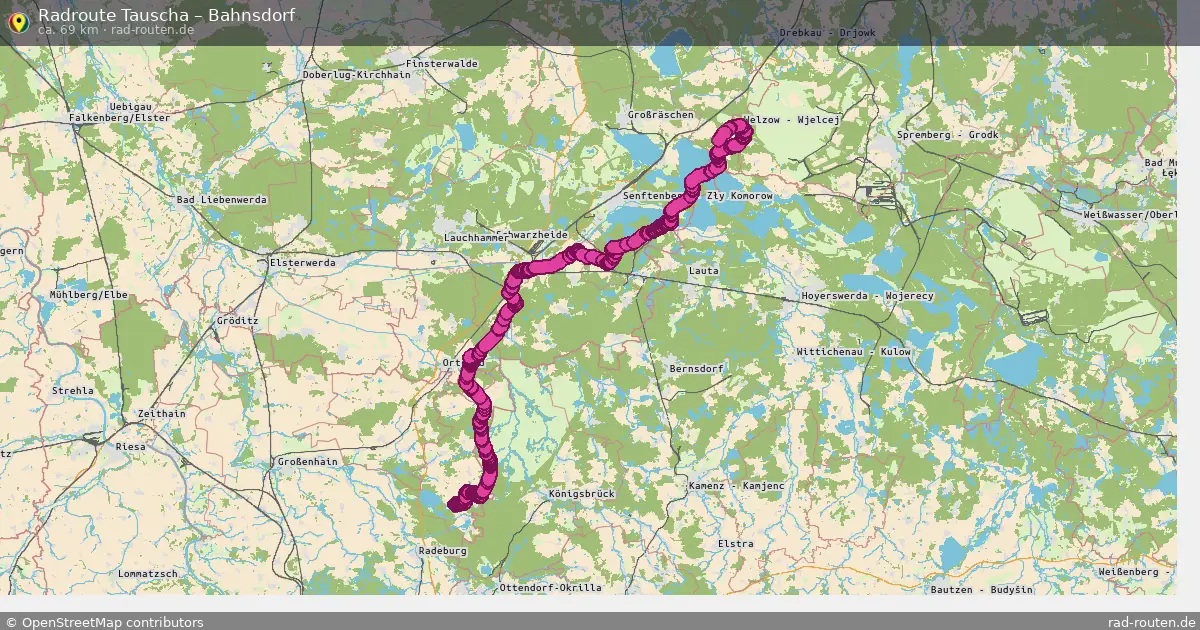 Radtour Tauscha – Bahnsdorf