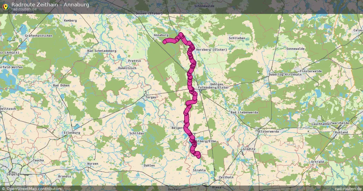 Radtour Zeithain – Annaburg