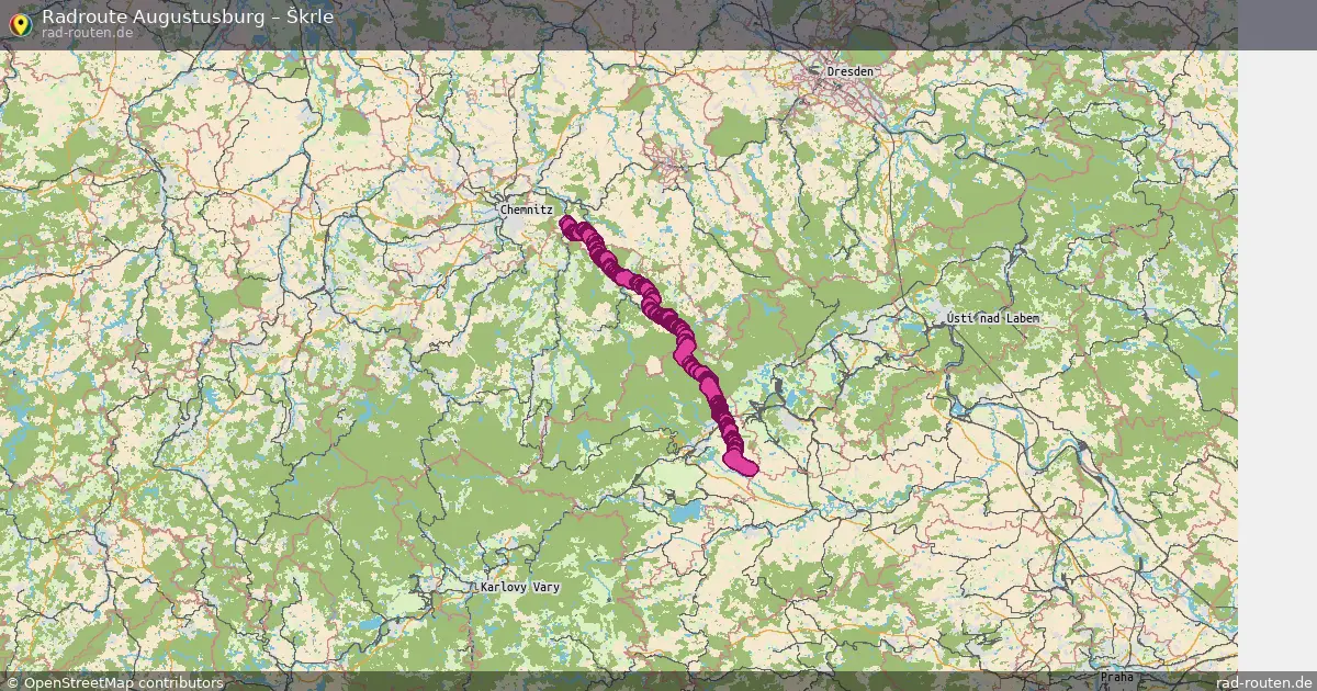 Radtour Augustusburg – Škrle