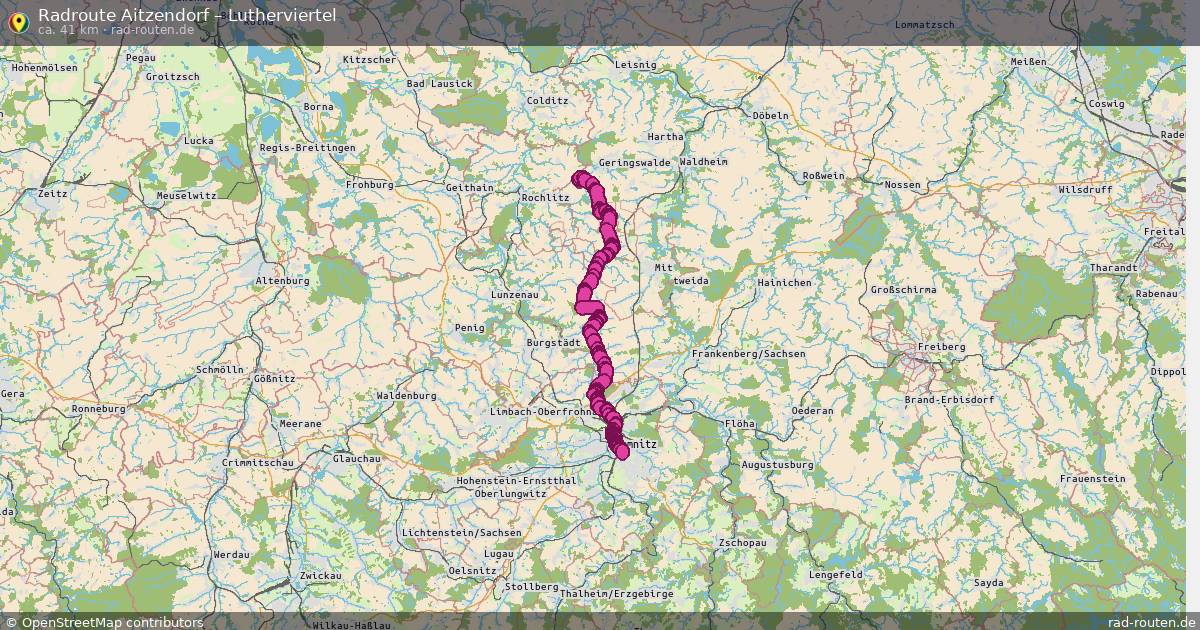 Radtour Aitzendorf – Lutherviertel