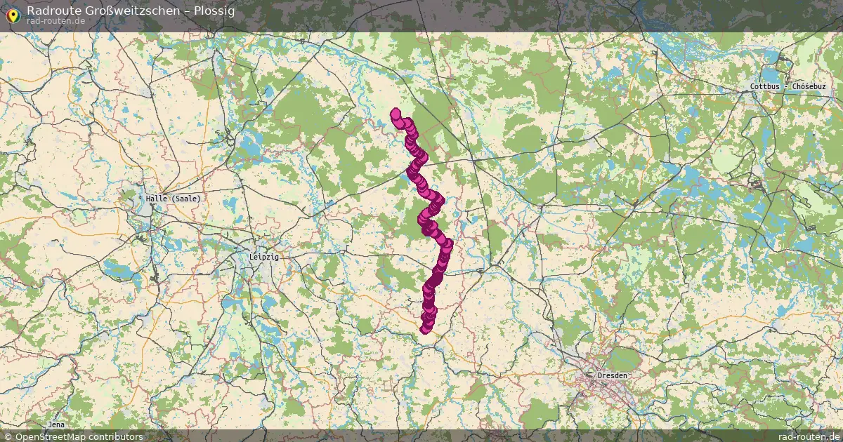 Radtour Großweitzschen – Plossig