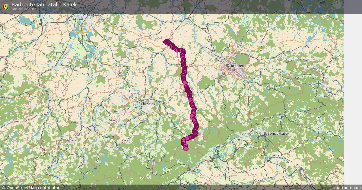 Radtour Jahnatal – Kalek