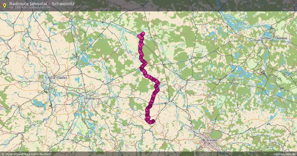 Radtour Jahnatal – Schweinitz