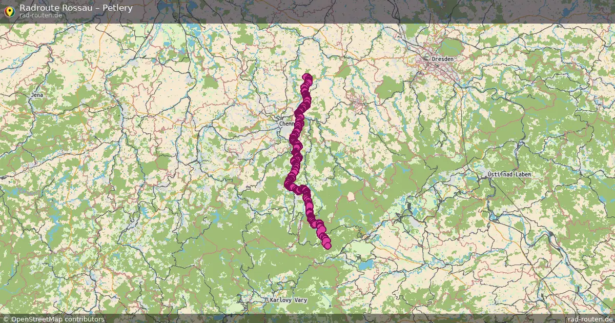 Radtour Rossau – Petlery