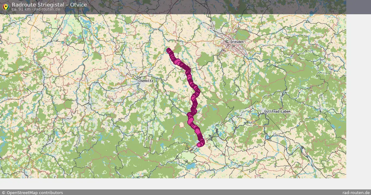Radtour Striegistal – Otvice