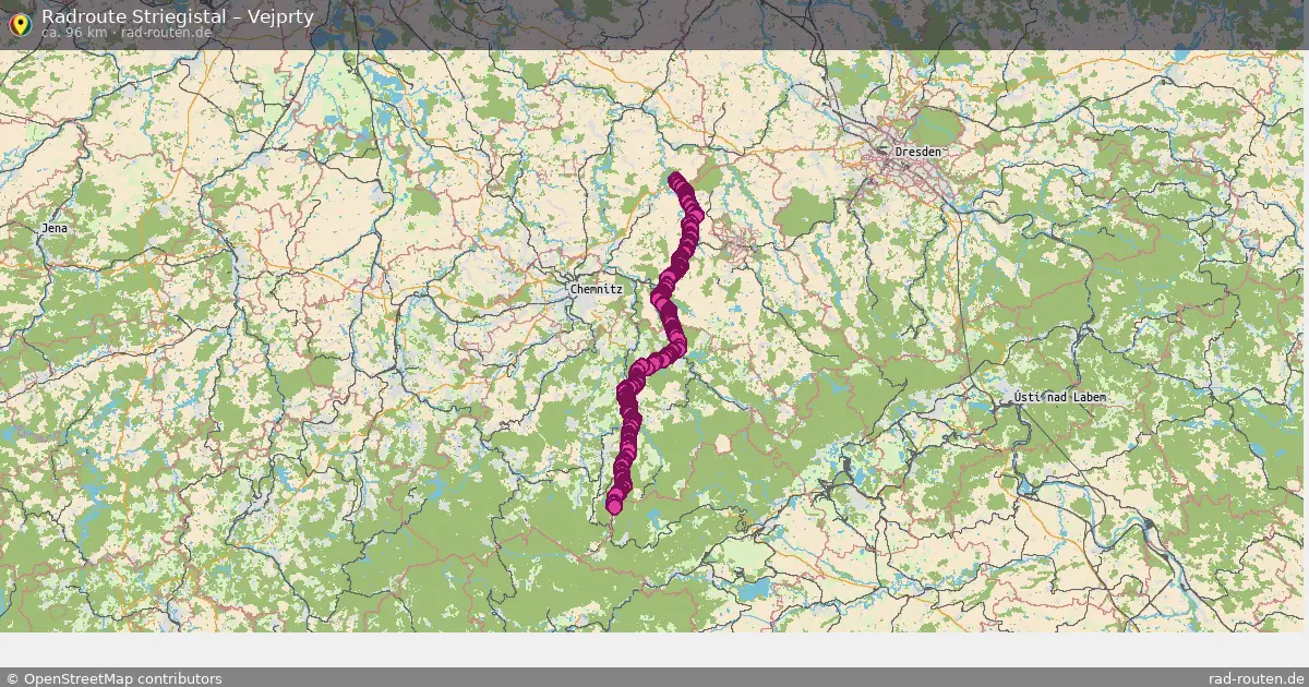 Radtour Striegistal – Vejprty