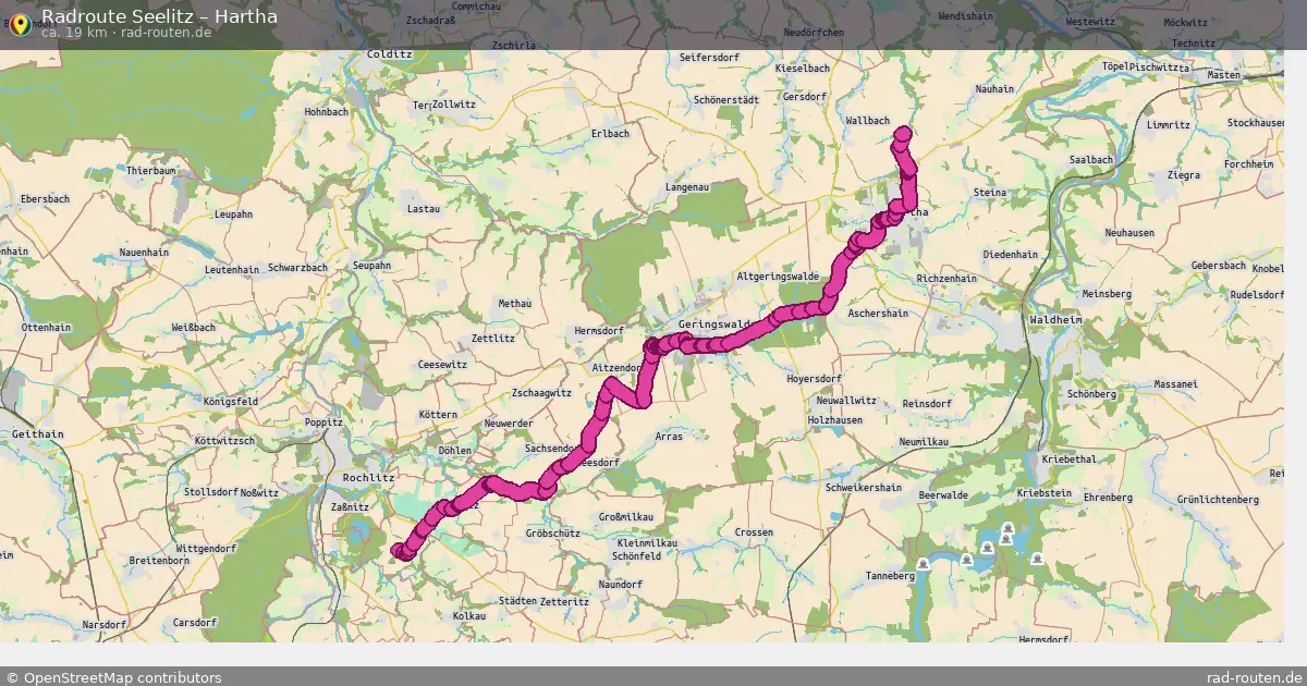 Radtour Seelitz – Hartha