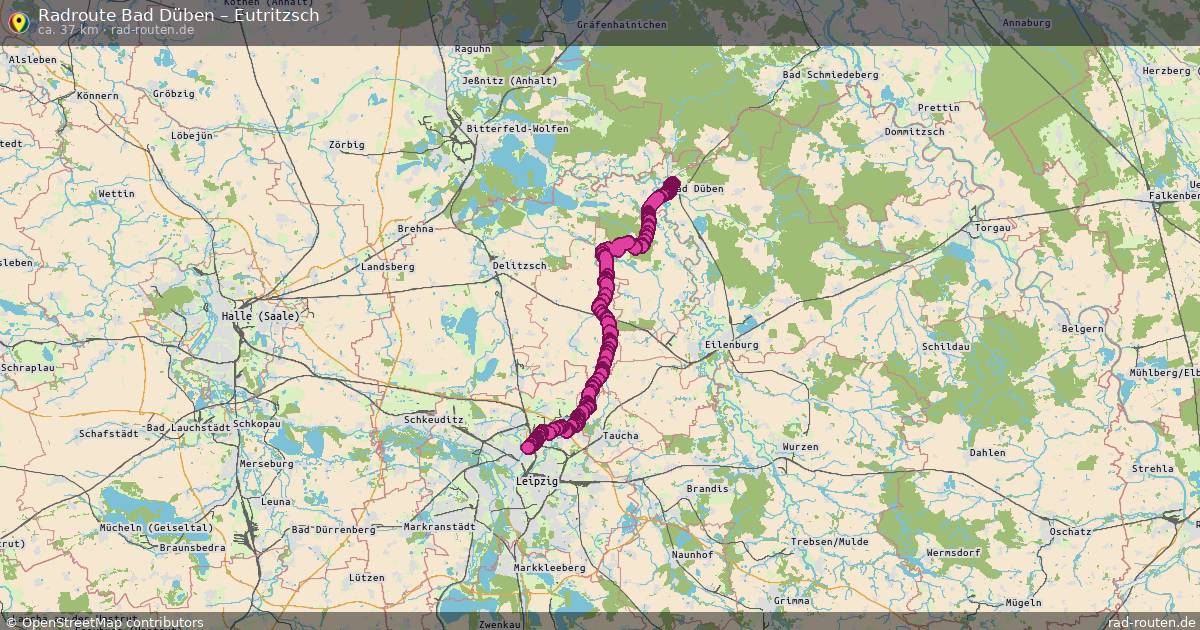 Radtour Bad Düben – Eutritzsch