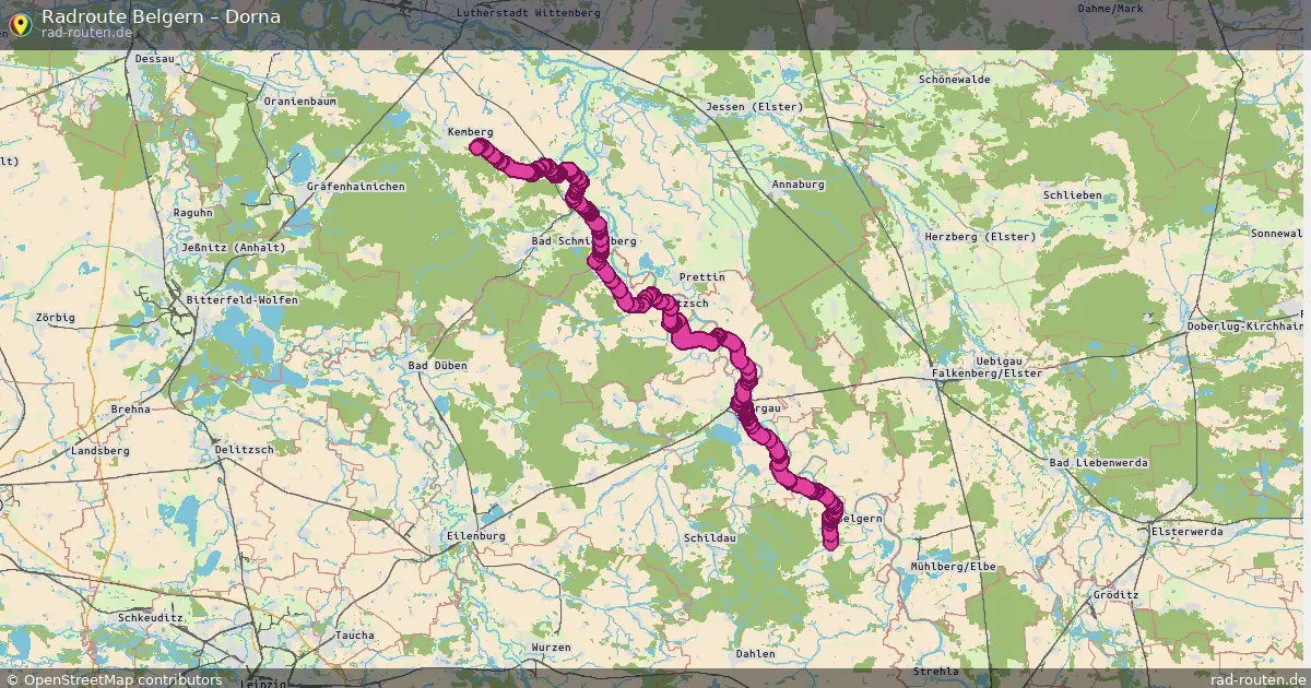 Radtour Belgern – Dorna