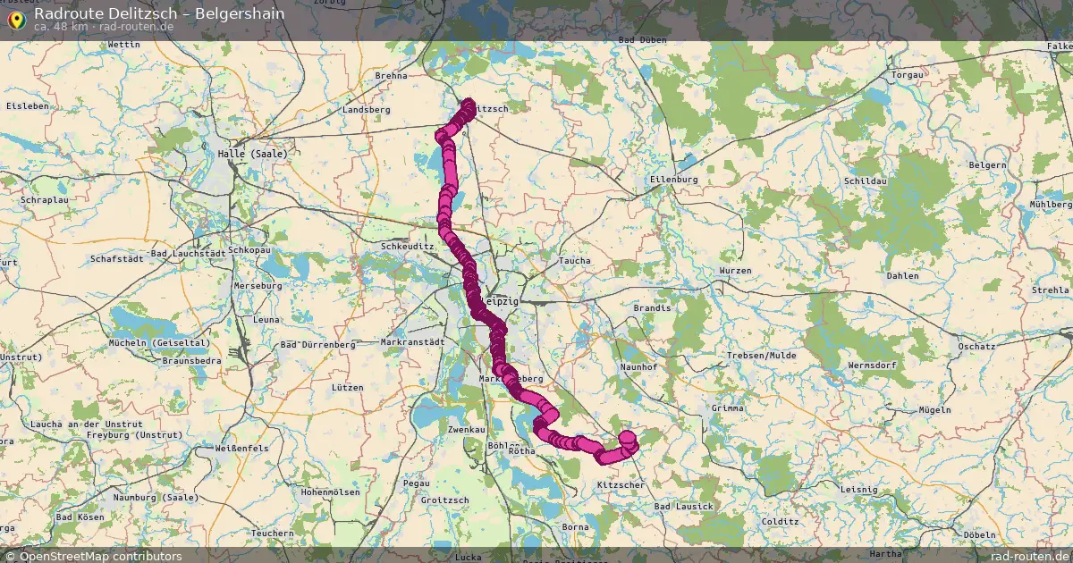 Radtour Delitzsch – Belgershain