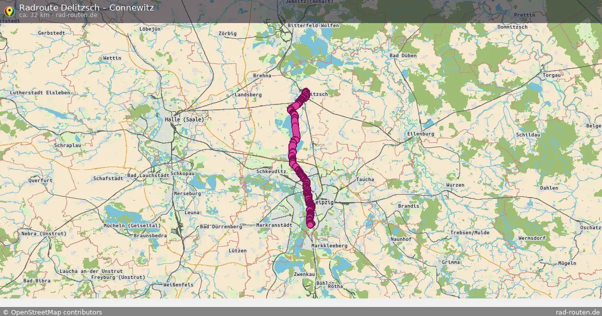 Radtour Delitzsch – Connewitz