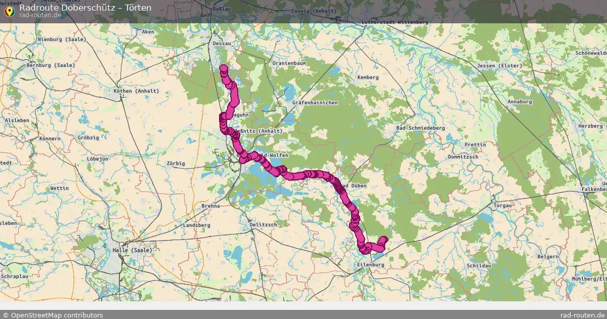 Radtour Doberschütz – Törten