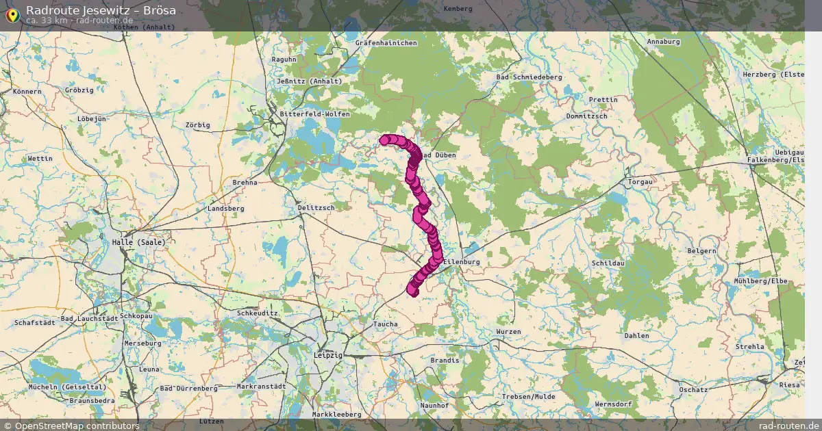 Radtour Jesewitz – Brösa