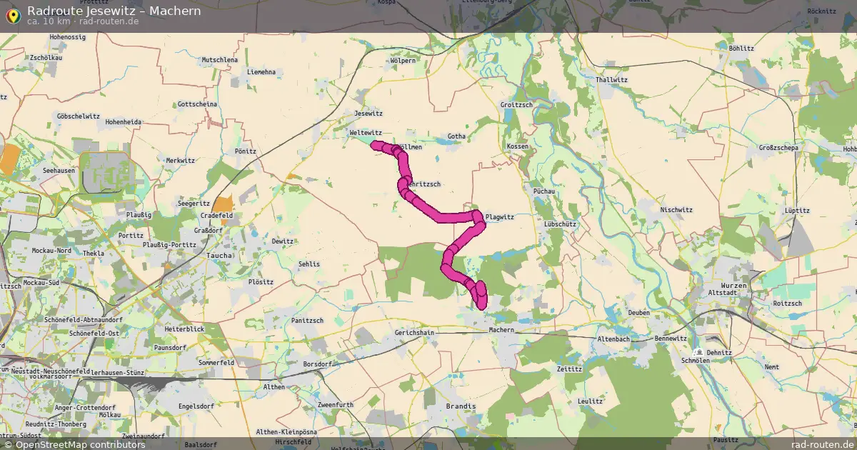 Radtour Jesewitz – Machern