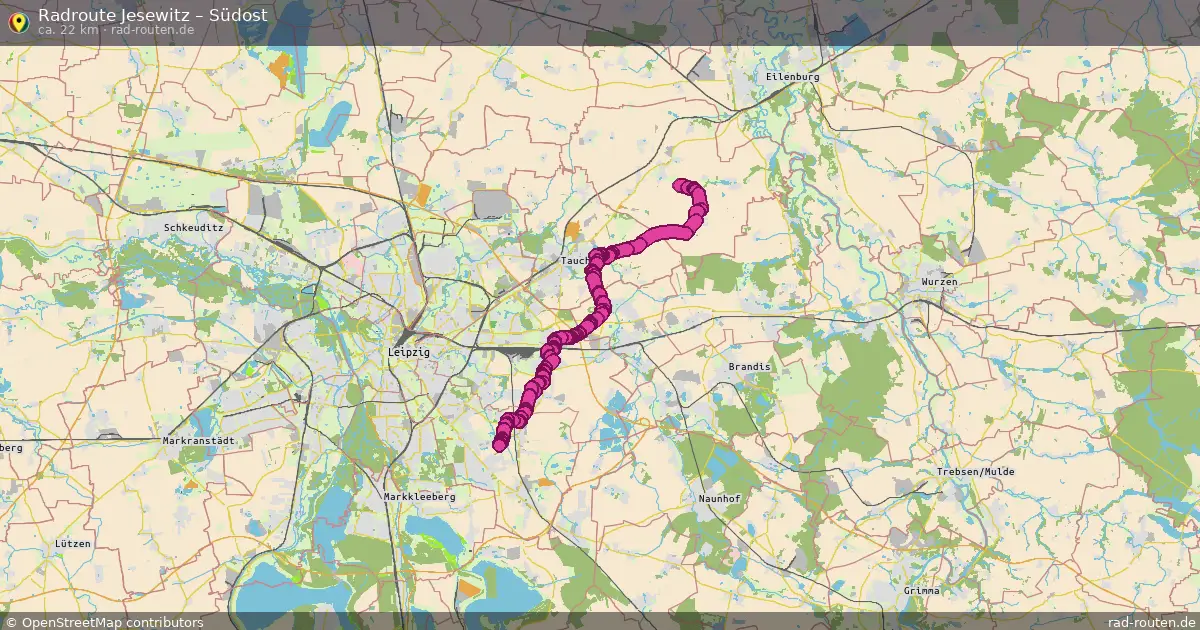 Radtour Jesewitz – Südost