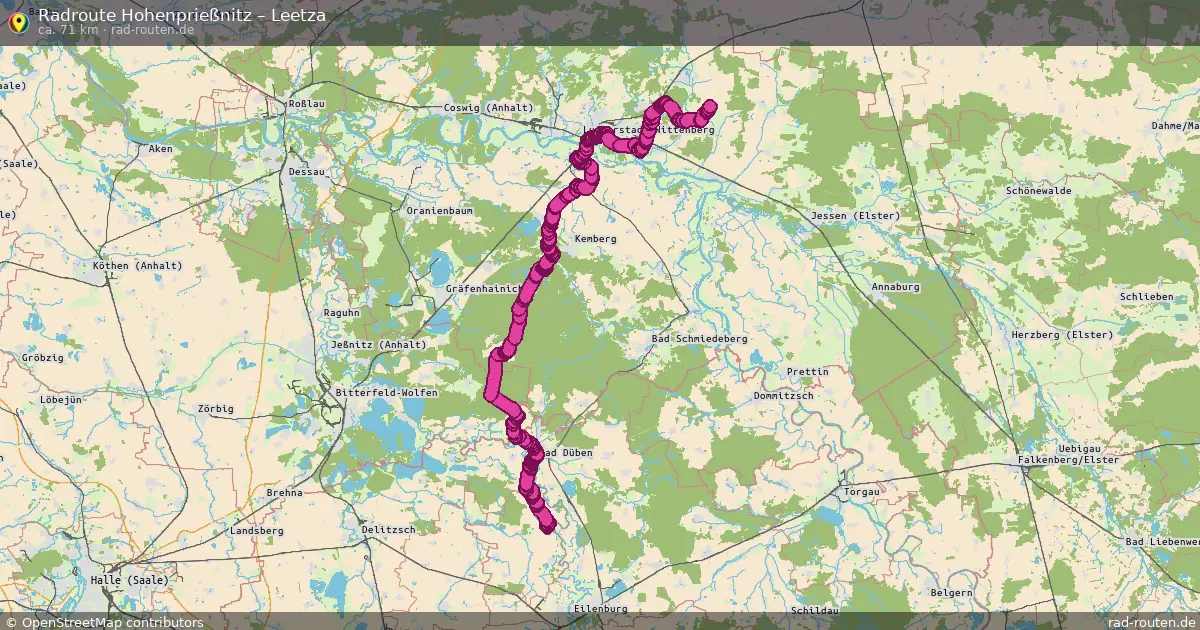 Radtour Hohenprießnitz – Leetza