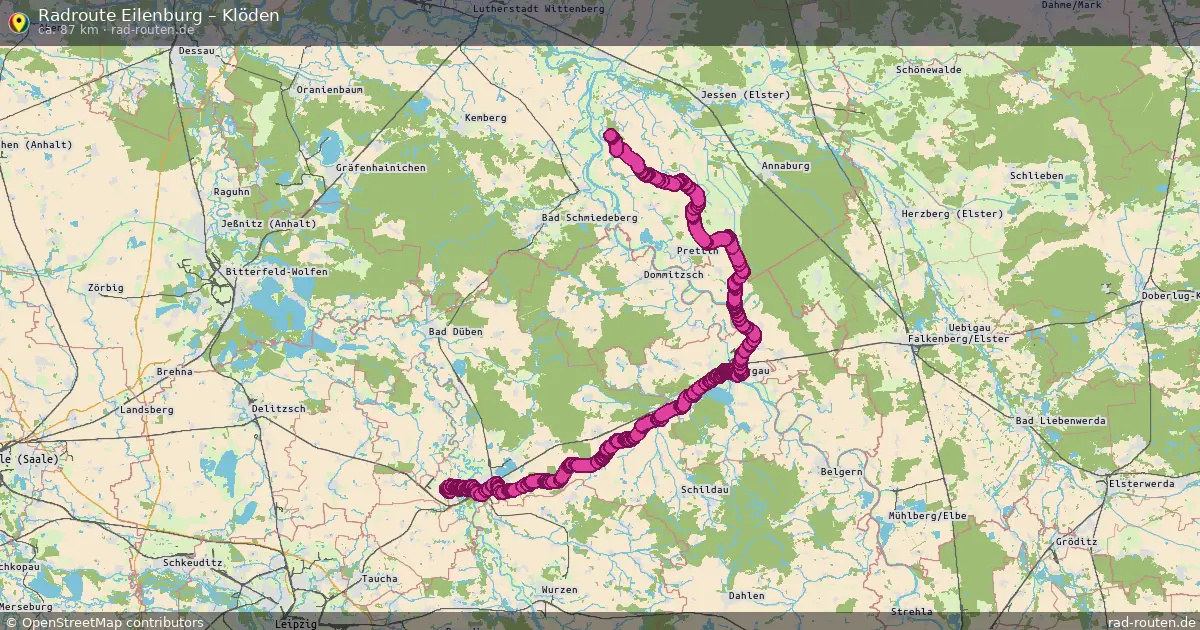 Radtour Eilenburg – Klöden