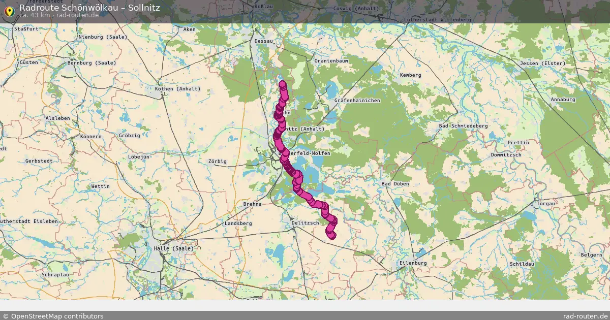 Radtour Schönwölkau – Sollnitz