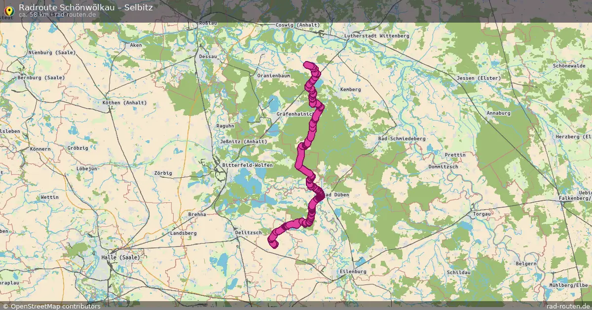 Radtour Schönwölkau – Selbitz