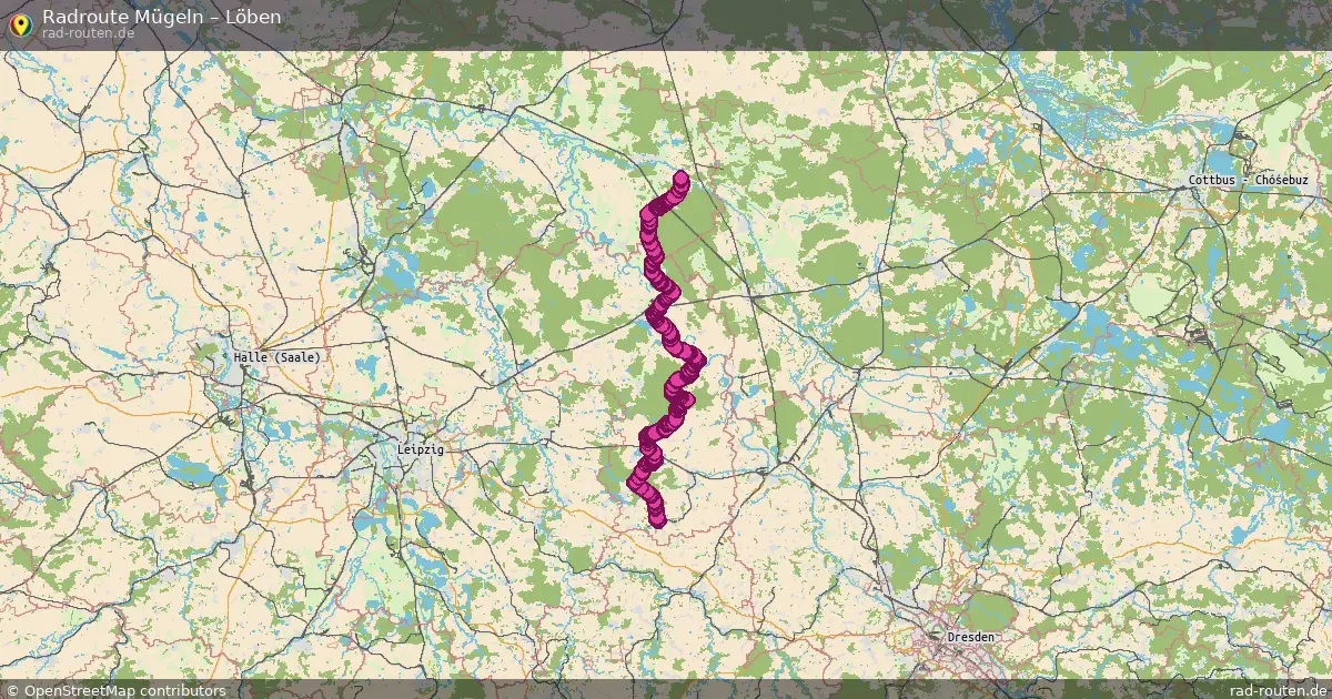 Radtour Mügeln – Löben
