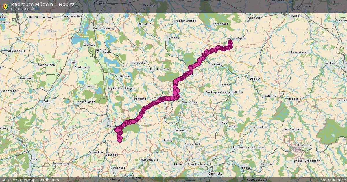 Radtour Mügeln – Nobitz