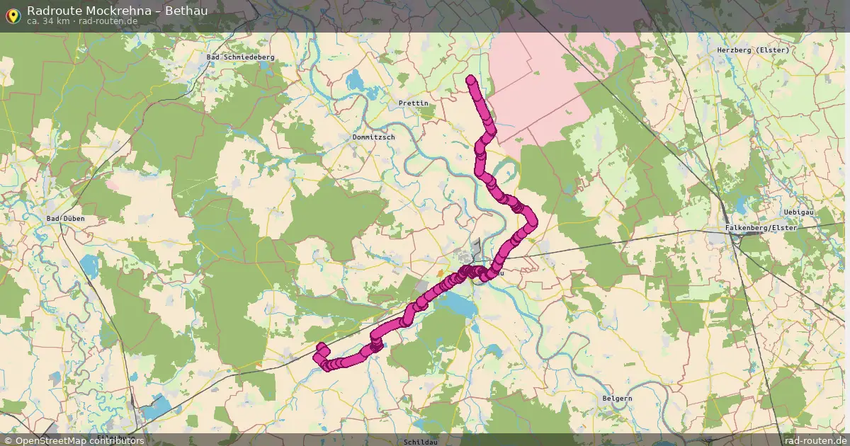 Radtour Mockrehna – Bethau