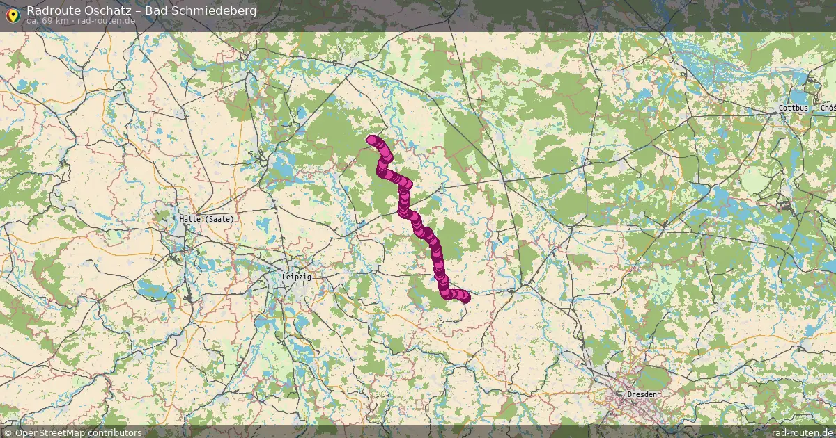 Radtour Oschatz – Bad Schmiedeberg