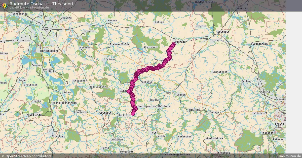 Radtour Oschatz – Theesdorf