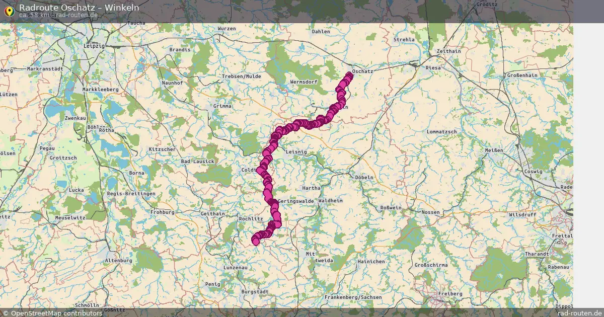 Fahrradroute Oschatz – Winkeln