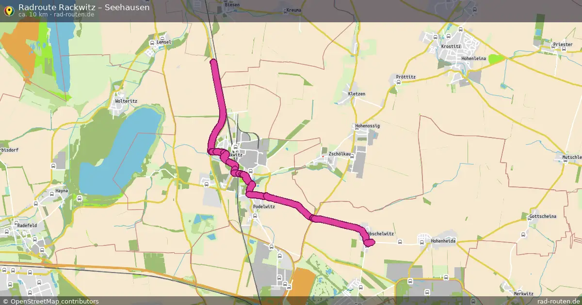 Radtour Rackwitz – Seehausen