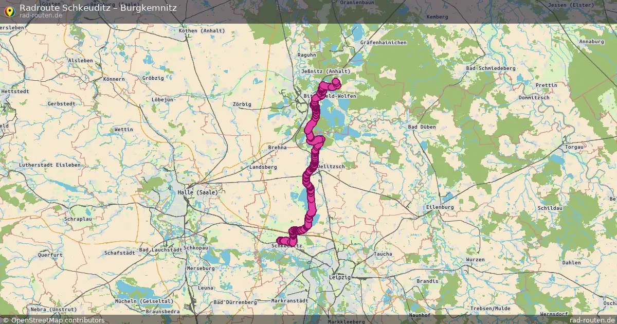 Radtour Schkeuditz – Burgkemnitz