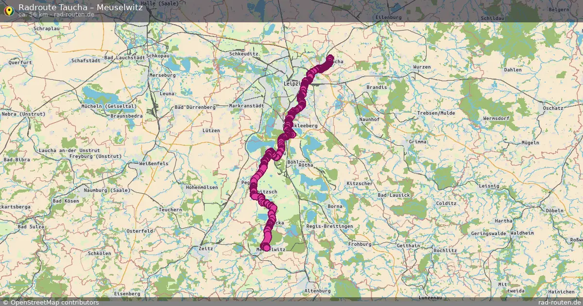 Radtour Taucha – Meuselwitz