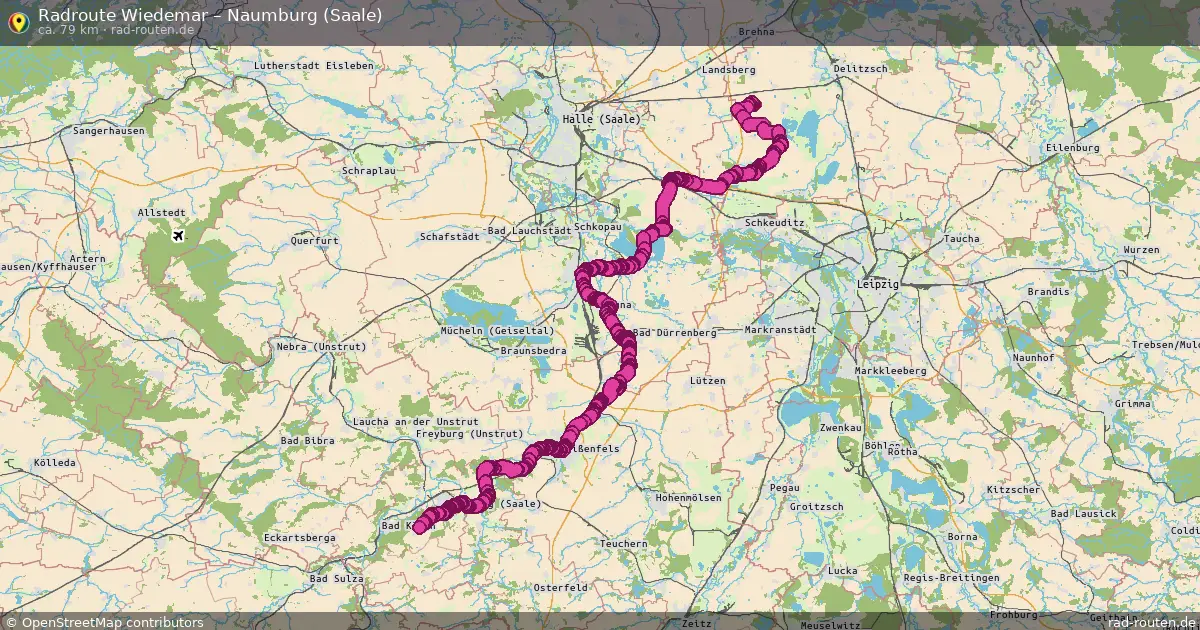 Radtour Wiedemar – Naumburg (Saale)