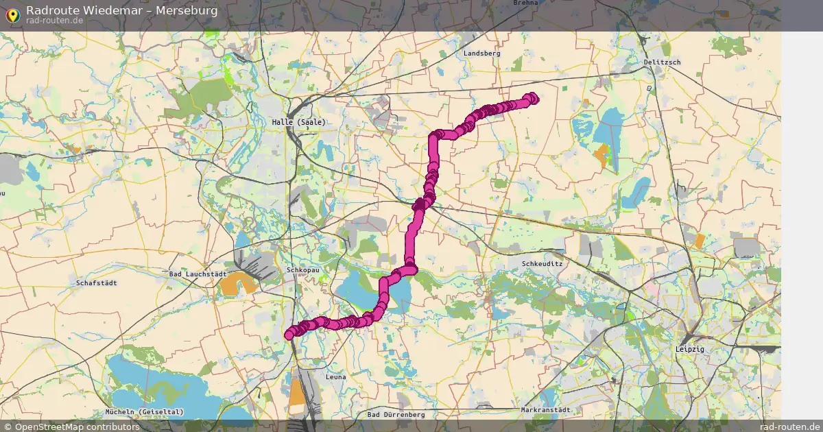 Radtour Wiedemar – Merseburg