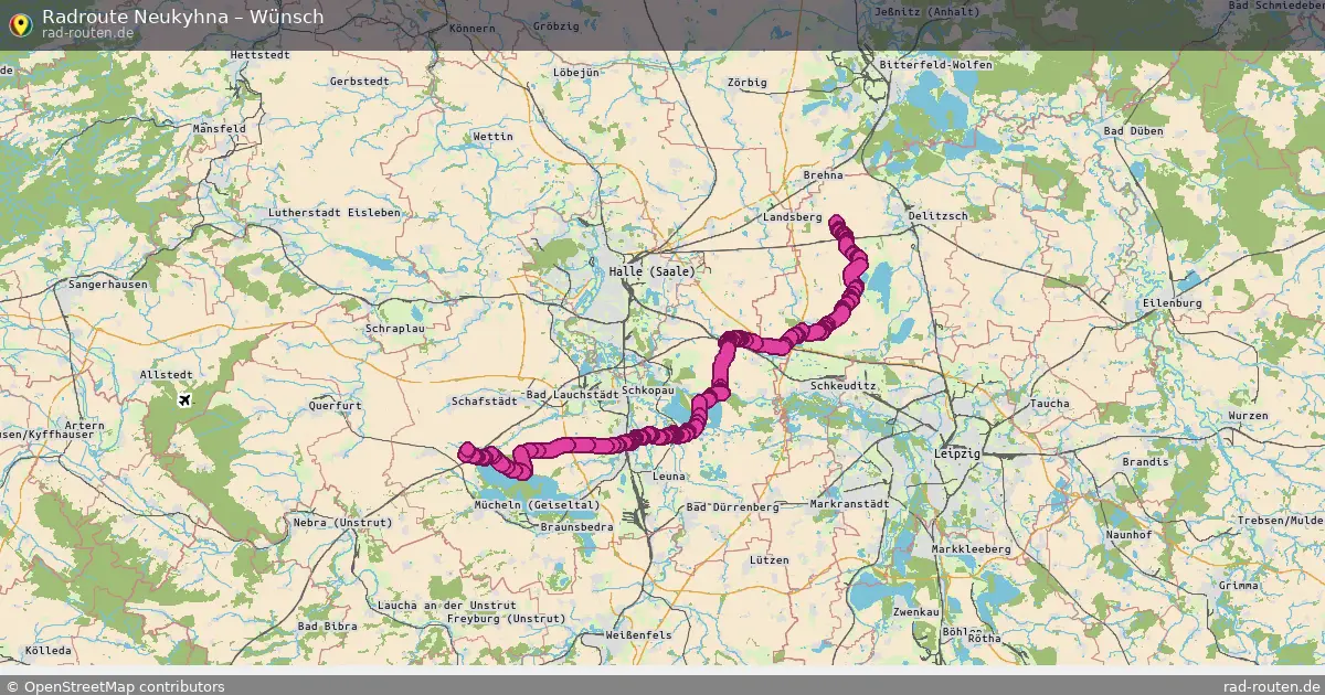 Radtour Neukyhna – Wünsch