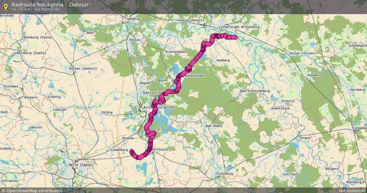 Radtour Neukyhna – Dabrun