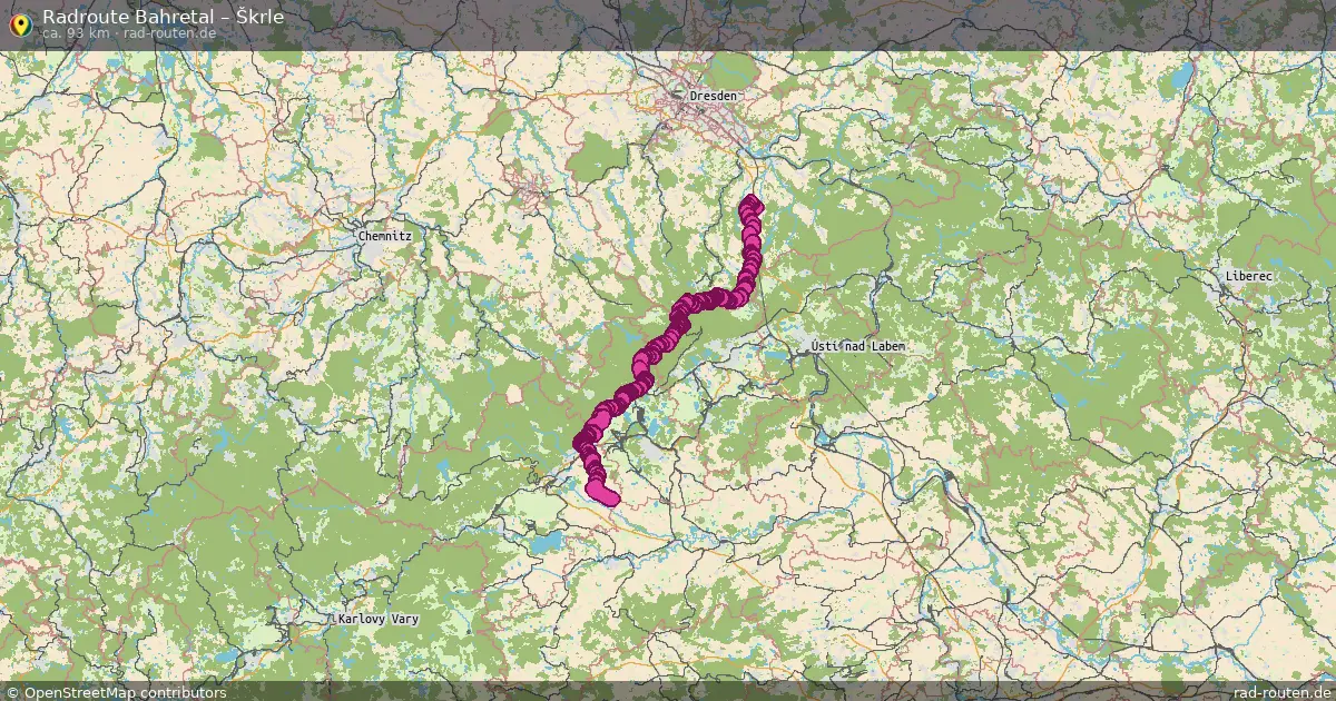 Radtour Bahretal – Škrle