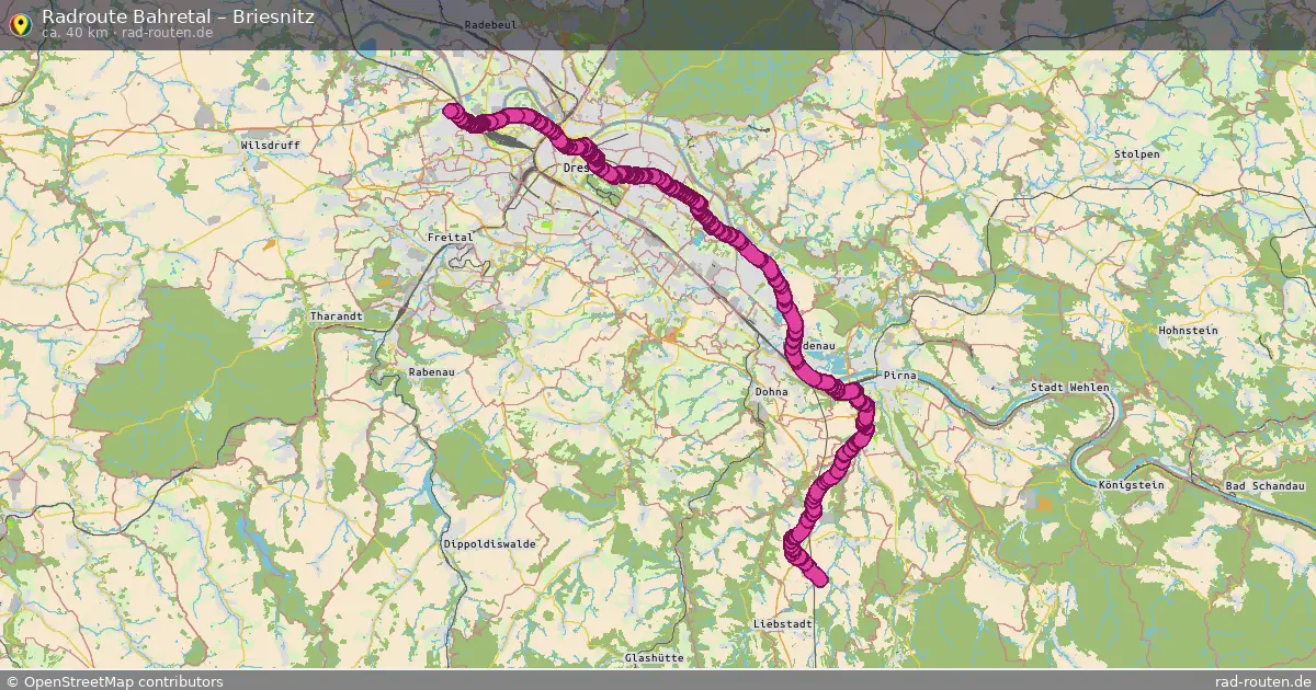 Radtour Bahretal – Briesnitz