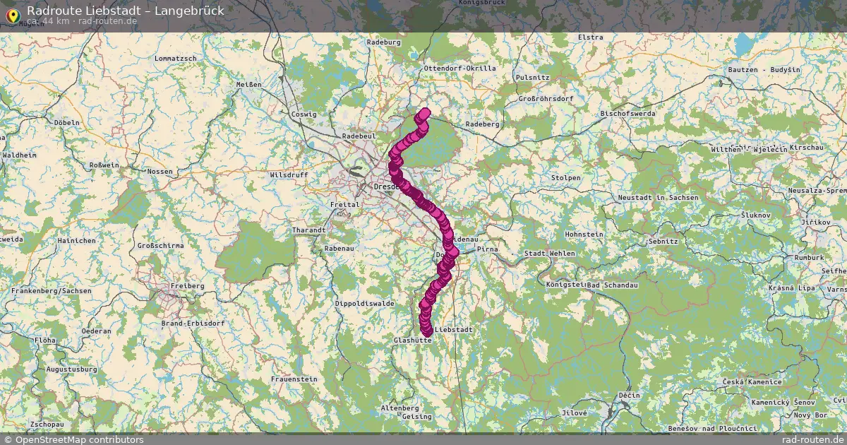 Radtour Liebstadt – Langebrück