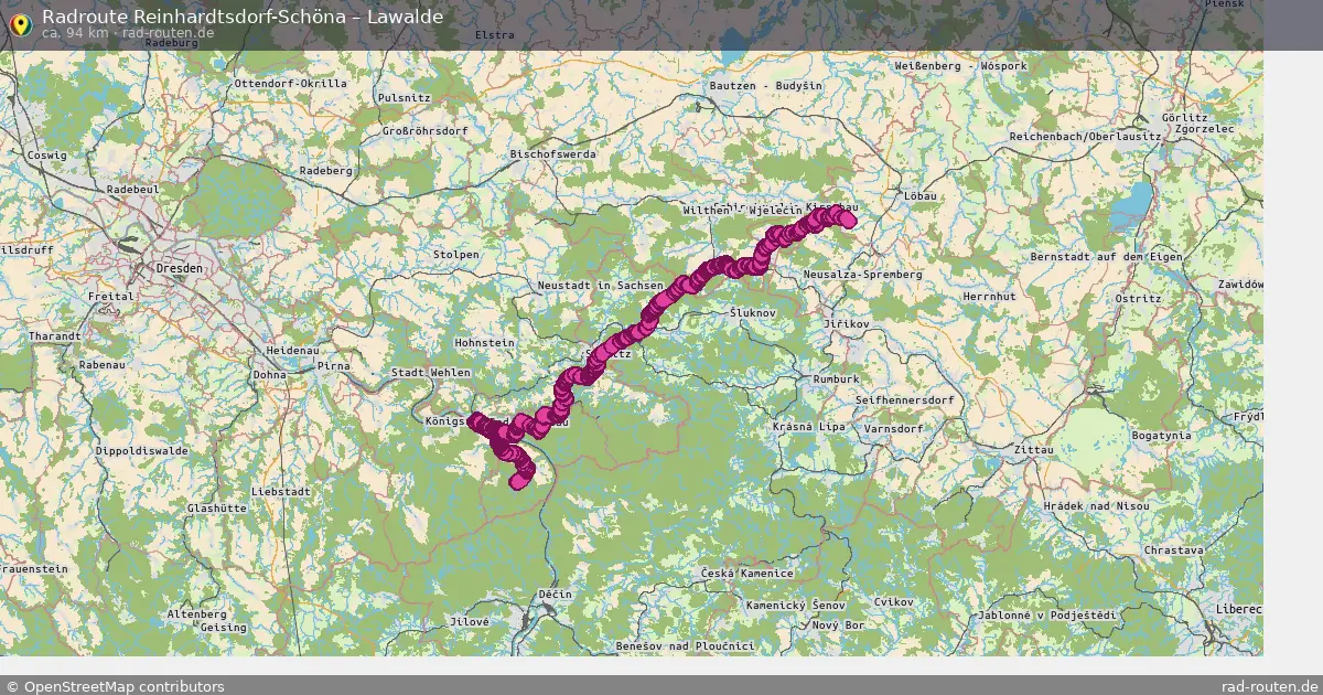 Radtour Reinhardtsdorf-Schöna – Lawalde