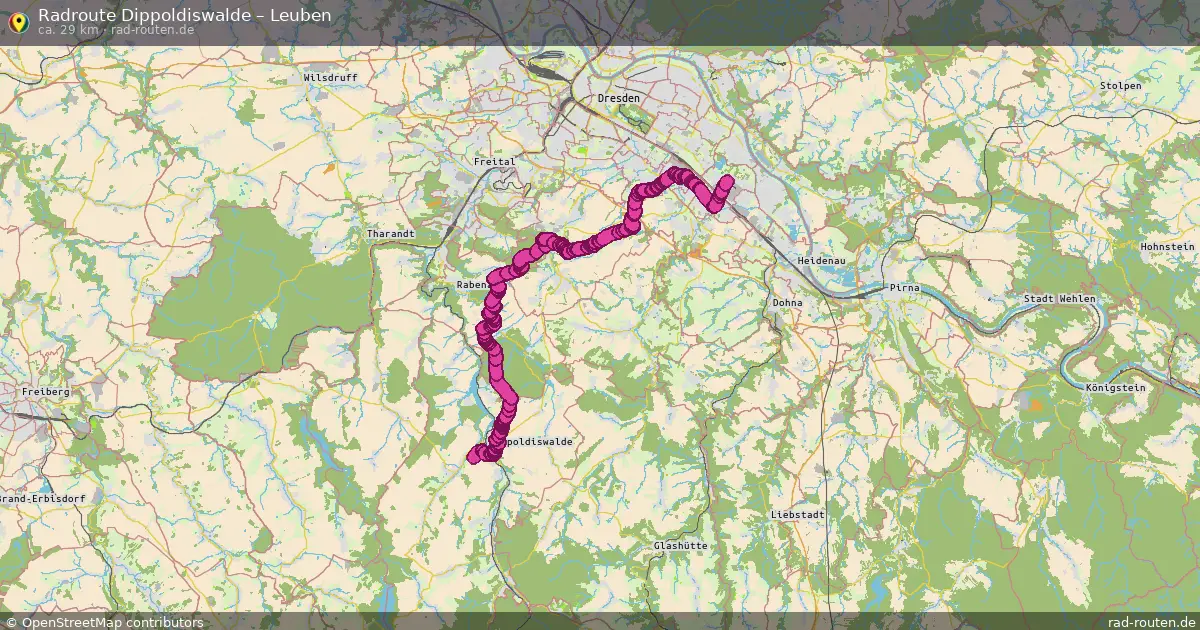Radtour Dippoldiswalde – Leuben