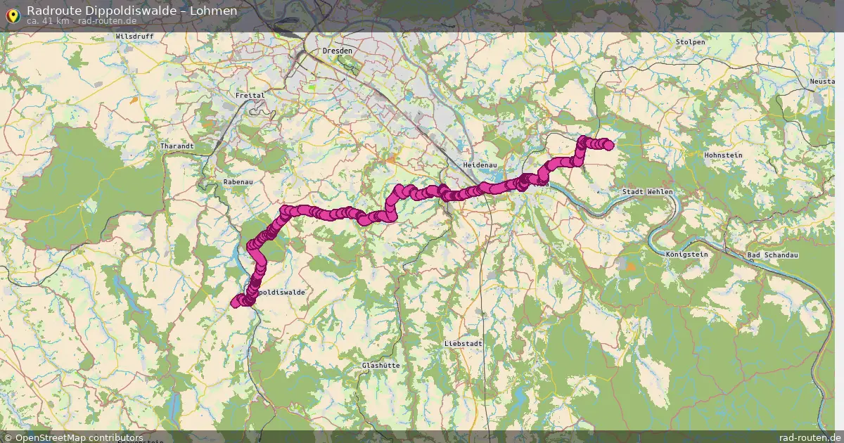 Radtour Dippoldiswalde – Lohmen