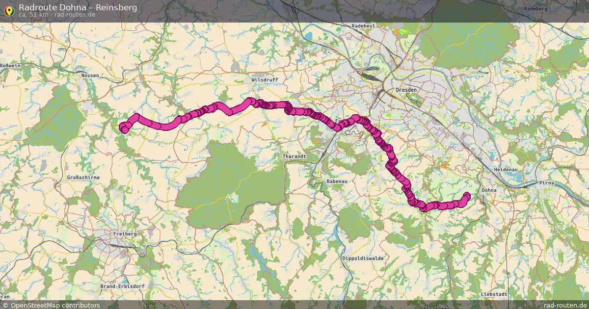 Radtour Dohna – Reinsberg