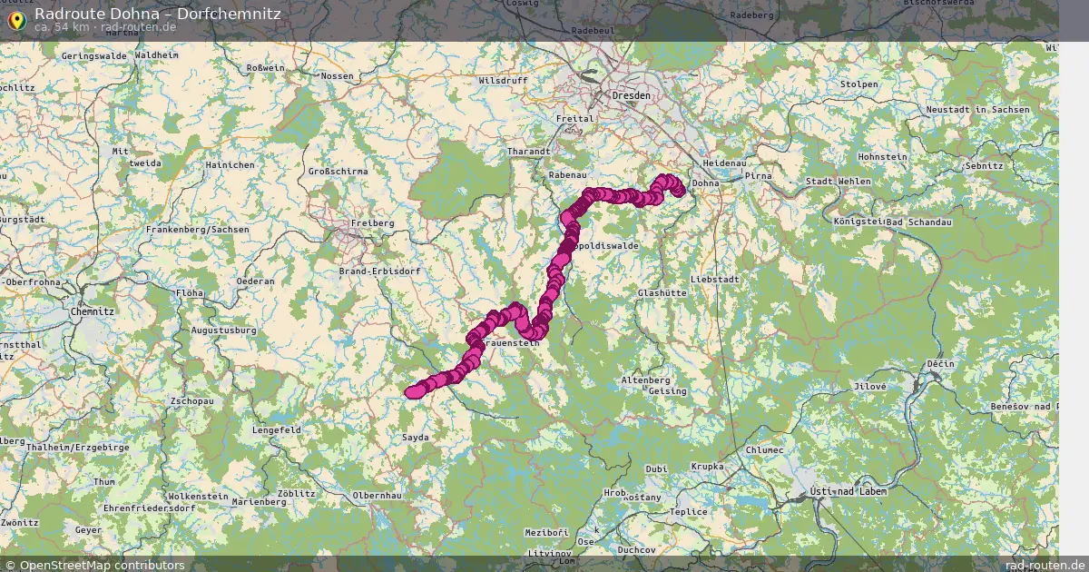 Radtour Dohna – Dorfchemnitz
