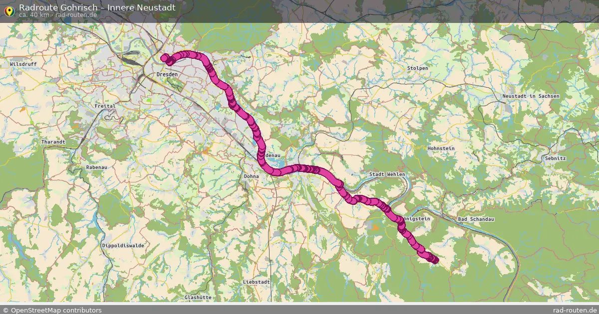 Radtour Gohrisch – Innere Neustadt