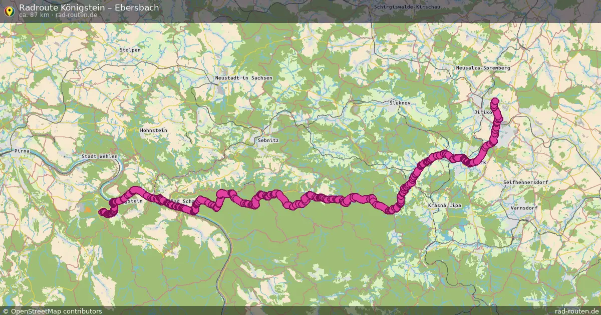 Radtour Königstein – Ebersbach